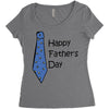 happy father's day Women's Triblend Scoop T-shirt