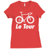 le tour bike silhouette 2015 de france new Ladies Fitted T-Shirt