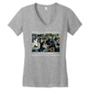 Pierre Auguste Renoir Bal Du Moulin De La Galette Women's V-Neck T-Shirt