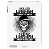 Skilled Linemen Aren't Cheap, Cheap Linemen Aren't Skilled iPad 3 and 4 Case