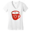 black coffee Women's V-Neck T-Shirt