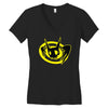 arkham orgins joker bat Women's V-Neck T-Shirt