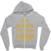 queens are born in 1988 Zipper Hoodie