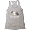 happy meowr Racerback Tank