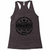 khabib nurmagomedov black logo Racerback Tank