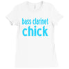 bass clarinet Ladies Fitted T-Shirt