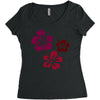 flowers Women's Triblend Scoop T-shirt