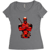 red man Women's Triblend Scoop T-shirt