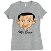 mr bean Ladies Fitted T-Shirt
