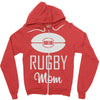 rugby mom Zipper Hoodie