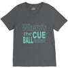 snooker where's the cue ball going V-Neck Tee