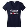 Respect Women Women's V-Neck T-Shirt