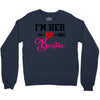 i'm her bestie Crewneck Sweatshirt