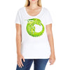 alien ouroboros Ladies Curvy T-Shirt