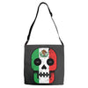 mexico till i die Adjustable Strap Totes