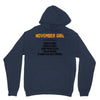 November Girl Hated By Many Unisex Hoodie