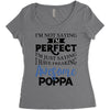 awesome poppa Women's Triblend Scoop T-shirt