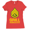 grill sergeant military Ladies Fitted T-Shirt