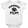 pekingese mum Baby Onesie