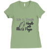 life is fragile Ladies Fitted T-Shirt