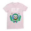 elf christmas Ladies Fitted T-Shirt