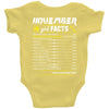 November Girl Facts Sagittarius Baby Onesie