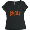 brody Women's Triblend Scoop T-shirt