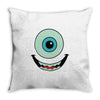 mike wazowski monstres Throw Pillow