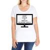 keep calm and watch gilmore girls Ladies Curvy T-Shirt