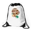 saved by the shell Drawstring Bags