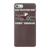 red tractor boy iPhone 7 Case