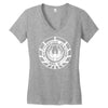 battlestar galactica distressed badge Women's V-Neck T-Shirt