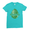 Preggosaurus Egg Funny Ladies Fitted T-Shirt