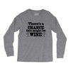 might be wine Long Sleeve Shirts