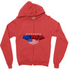 america flag Zipper Hoodie