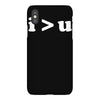 i  u i am greater than you iPhoneX Case