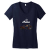 indian motorcycles retro Women's V-Neck T-Shirt