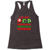 ocd obsessive christmas disorder Racerback Tank