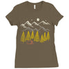 camp forest Ladies Fitted T-Shirt
