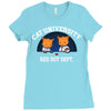 pondering life's biggest mysteries Ladies Fitted T-Shirt