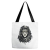 nerd  lion Tote Bags