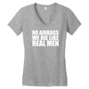 no airbags we die like real men Women's V-Neck T-Shirt