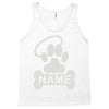 personalized paw halo Tank Top