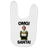 omg santa will ferrell Baby Bibs