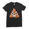pizza shit Ladies Fitted T-Shirt