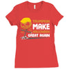 Trumpkin Make Halloween Great Again Ladies Fitted T-Shirt