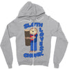 sloth loves chunk Zipper Hoodie