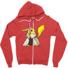 pikachu jedi marron Zipper Hoodie