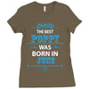 The Best Poppy Was Born In June Ladies Fitted T-Shirt