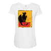 fury of the night Maternity Scoop Neck T-shirt